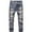 5# Blue, variant on Ingzy Boys' Ripped Slim Fit Jeans, Teen Boys' All-Season Denim Pants with Pockets and Zipper