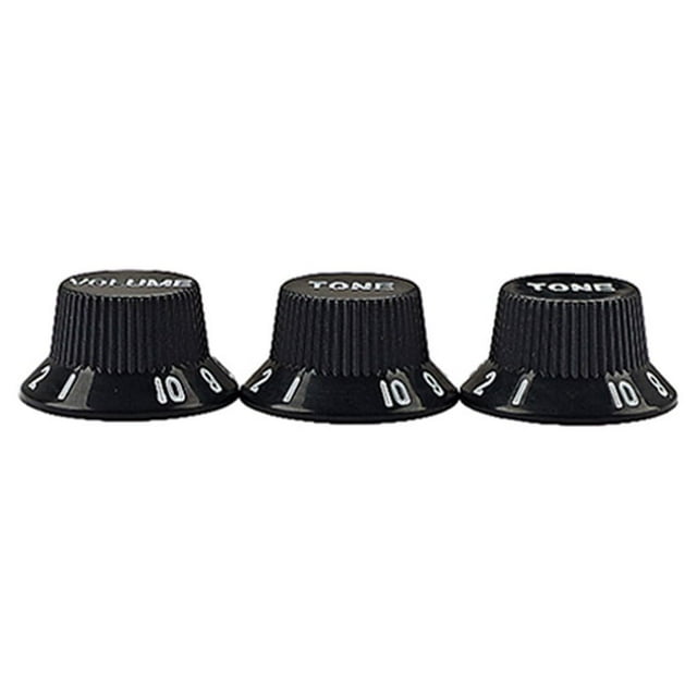 3 Pieces Guitar Knobs Small Spare Parts Control Reliable Caps Part Music Instrument Fitting Guitars Volume Tone Knob Replacing Fittings