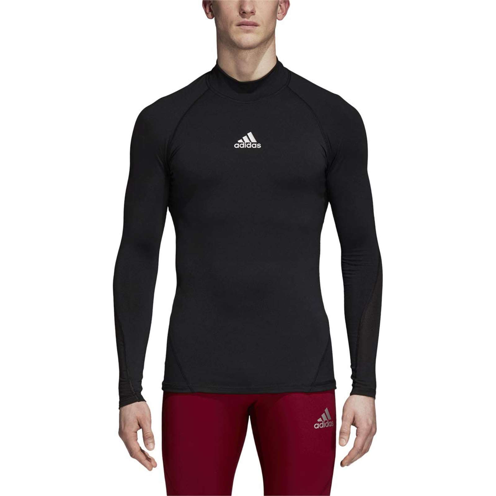 Adidas - Adidas Mens Athletic Alphaskin Sport Long Sleeve Climawarm T ...