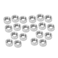 thumbnail image 3 of 20 Pcs Round Connector Nut M8x12.5 12 L6mm Rod Coupling Nuts Stainless Steel Threaded Sleeve Rods, 3 of 14