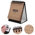 thumbnail image 3 of Mini Calendrier 2024 Petit Calendrier de Table Calendrier Décoratif Ornement de Bureau en Anglais, 3 of 9