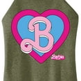 thumbnail image 3 of Barbie the Movie - Heart Crest - Juniors High Neck Tank Top, 3 of 5