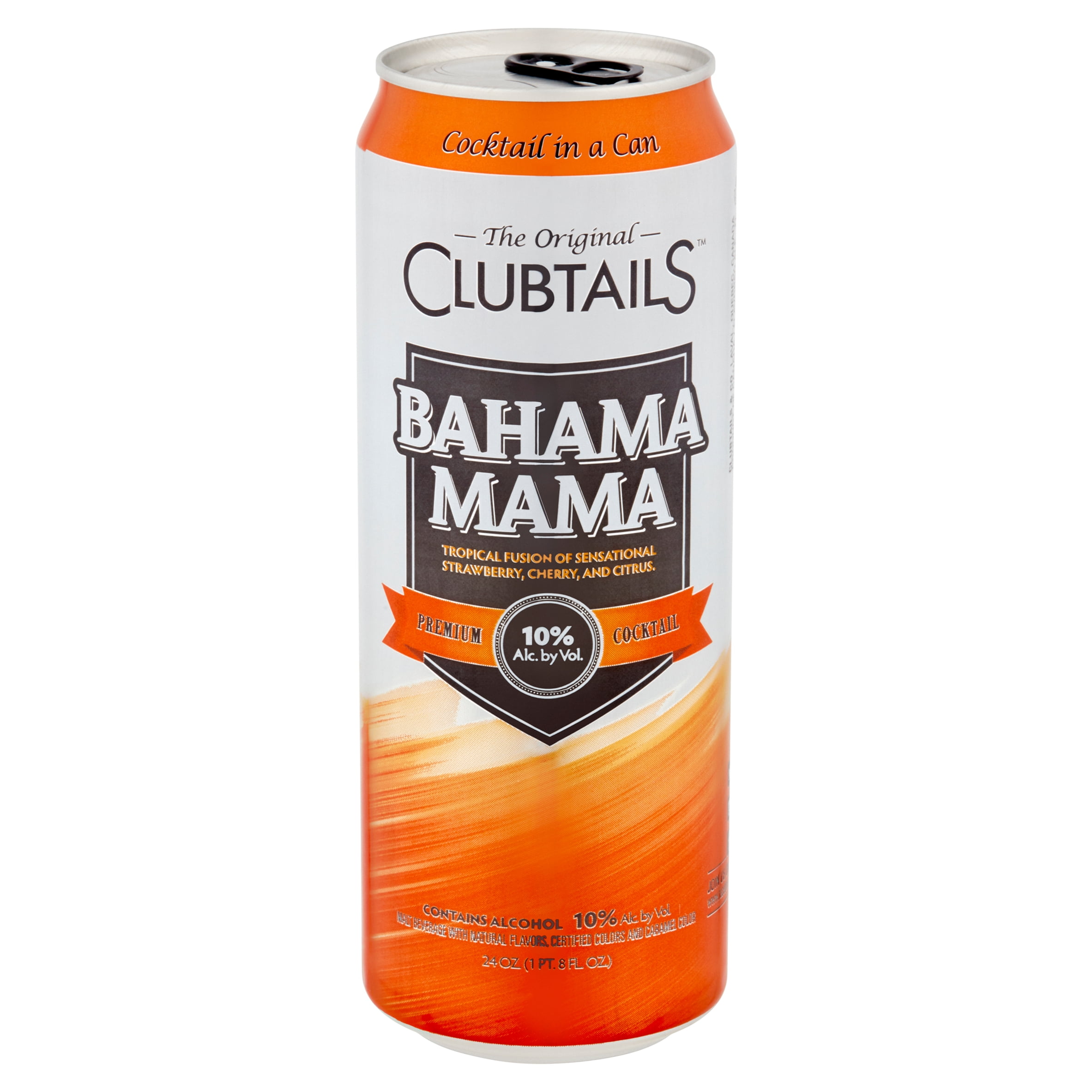 The Original Clubtails Cocktail in a Can Bahama Mama, 24 oz Walmart