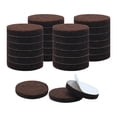 thumbnail image 1 of 27 Paquete de almohadillas de fieltro para muebles redondas de 7/8" de diámetro, protector de piso para patas de silla y escritorio, 1 of 7