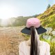 thumbnail image 4 of Sombrero de pescador de ala ancha de malla plegable con protección UV para mujer, ideal para verano, playa, pesca, uso al aire libre. Sombrero de playa para mujer, malla, cola de caballo alta, ala, 4 of 8