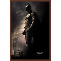 DC Comics Movie - The Dark Knight - Batman in the Shadows Wall Poster, 22.375" x 34", Framed