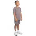 thumbnail image 6 of Athletic Works Boy's Active Short Sleeve T-Shirt and Short Set, Sizes 4/5-18, 6 of 9