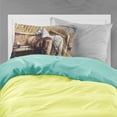 thumbnail image 2 of Horses Eating with the Chickens Fabric Standard Pillowcase, 2 of 2