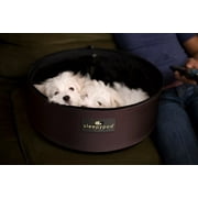 Sleepypod Mobile Pet Bed — Multi-use Travel Pet Bed, Crash-Tested Car Seat, Carrier for Dogs and Cats up to 15 Pounds (Chocolate Brown)