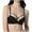 Black, variant on Full-Coverage Bra Women Seamless Bra Feature V-Neck Bralette Bra Style W-1548 Black 38