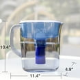 PUR PLUS 11 Cup Water Pitcher Filtration System, W 11.4" x H 10.4" x L