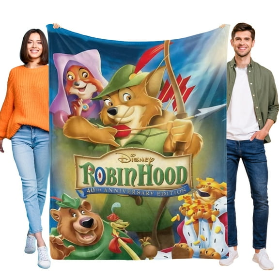 Robin Hood Blanket for Boys Girls Lightweight Kids Throw Blanket Cute Soft Blankets Flannel Plush Blankets Gifts 30x40in