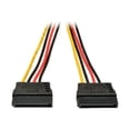 thumbnail image 2 of Eaton Tripp Lite Series 6 Po Serial ATA SATA Power Y Splitter Cable Adapter 15Pin M/F 6 Pouces, 2 of 3