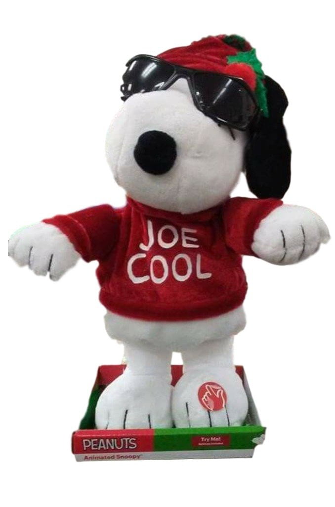 New Peanuts 10 Inch Animated Dancing Snoopy Plush Toy Space Suit Christmas 