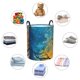 thumbnail image 4 of Fotbe Abstract Night Sky Tree Cesto de Ropa con Asas, Cesto Impermeable de Gran Capacidad, Bolsa de Lavado para Dormitorio, Cesto de Ropa con Ruedas y Asas-Medium, 4 of 6