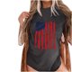 thumbnail image 1 of Mujeres Fahion Cuello redondo Mangas caídas Hombros Desgastados Estilo retro Camiseta Nupcial Verano Blusa Túnica Tops Fridja  hjk1496, 1 of 7