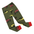 thumbnail image 3 of Bjutir Boys Pajamas Homewear Long Sleeve Cartoon Cute Car Print Pajamas Autumn Winter Warm Sleepwear Green Size 18-24 Months, 3 of 9