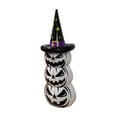 thumbnail image 3 of Calabazas inflables apiladas de Halloween, decoración de jardín gigante, linda y espeluznante blanco, 3 of 9