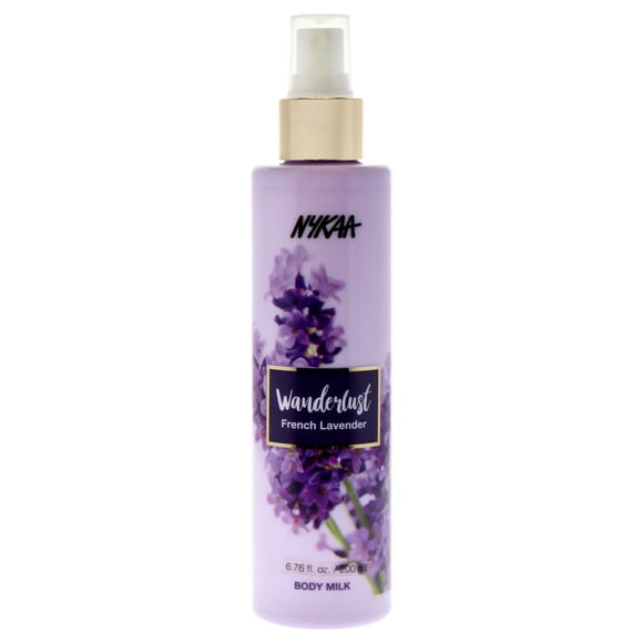 Leche corporal Wanderlust - Lavanda francesa de Nykaa Naturals para mujeres - Leche corporal de 6,76 oz
