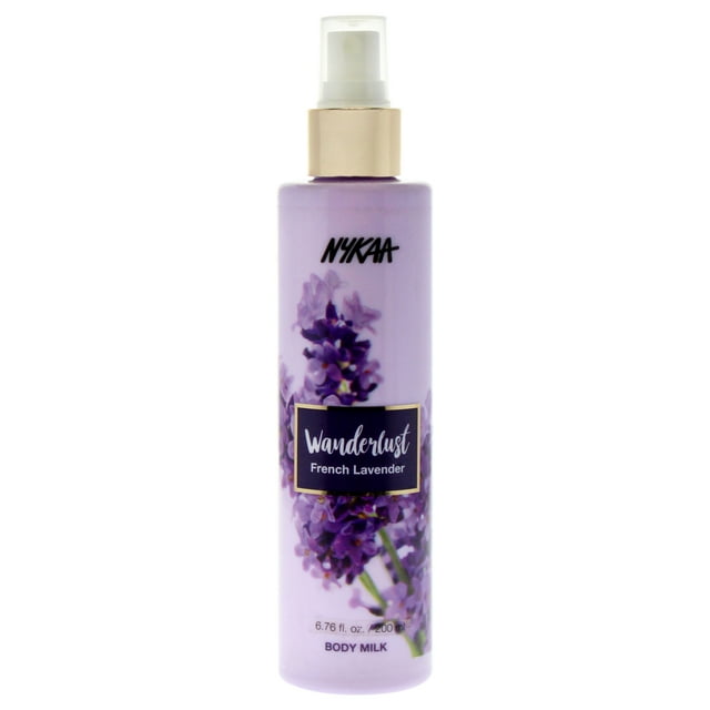Leche corporal Wanderlust - Lavanda francesa de Nykaa Naturals para mujeres - Leche corporal de 6,76 oz