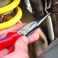thumbnail image 4 of Knipex 2611200 Long Nose Pliers with cutter, 8 Inch, 4 of 4