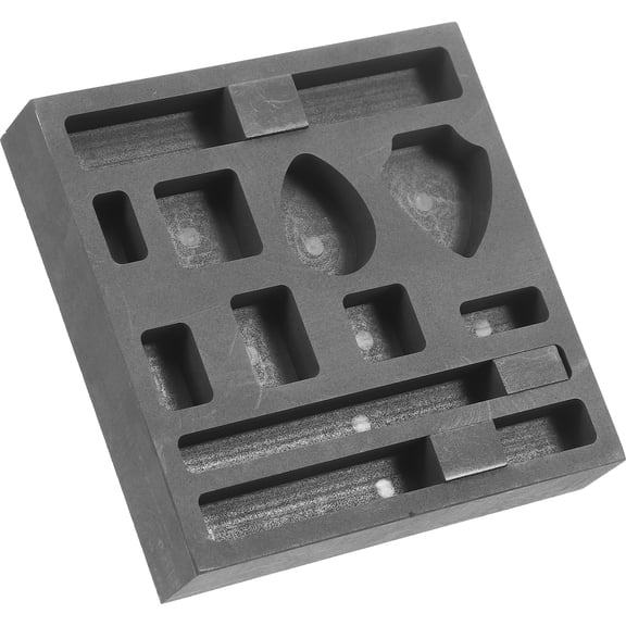 UPOUART Metal Casting Mold Made of Durable Graphite for Laboratory Metal Melting Use