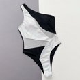 thumbnail image 3 of Gibobby Batas de baño mujeres spa Bikini de traje de baño con costuras de malla de lentejuelas europeas y para mujer(Negro,M), 3 of 5