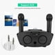 thumbnail image 4 of Micrófono Inalámbrico Karaoke Altavoz Portátil de Karaoke para Fiesta en casa/KTV Handheld Micrófono Bluetooth Inicio KTV Altavoz de Karaoke con Dos micrófonos(Negro) profesional sistema Higoodz Accesorios Electrónicos, 4 of 7