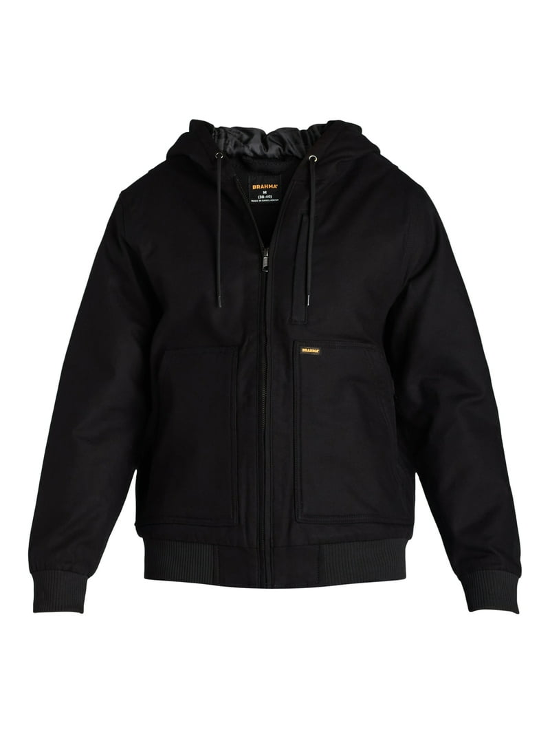 Brahma Men's Insulated Hooded Workwear Jacket, Sizes S-3XL