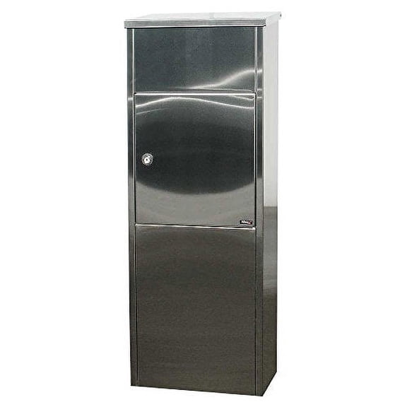 Allux Series 600 Top Loading Parcel Box in Stainless Steel