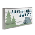 thumbnail image 3 of Stupell Industries Adventure Awaits Camping Scene Art for Kids Painting Gray Framed Art Print Wall Art, 30 x 13, 3 of 9