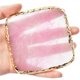 thumbnail image 4 of Resina Nail Art Plate Palette Ágata Textura Smooth Square Makeup Palette Multifuncional Portable Golden Edge Nail Art Display Holder Para Mujeres Pintura Artesanía Advancent CE003184-02, 4 of 7