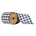 thumbnail image 1 of 4"x10Yd Noir Blanc Carreaux, 1 of 1