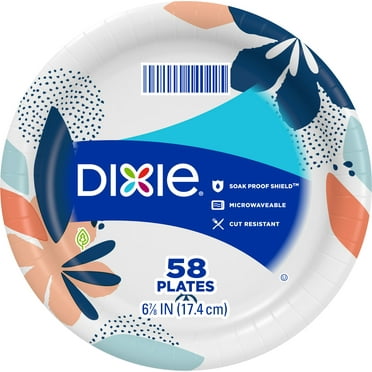 Dixie 6 7/8" Paper Plates - 58ct