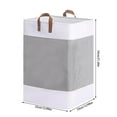 thumbnail image 2 of XGFHYJEH Collapsible Laundry Basket with Handles, Clothes Hamper for Baby Kids Nursery, Freestanding Foldable Laundry Bag, Decorative Storage Container, Folding Big Washing Bin, 2 of 5