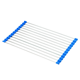 thumbnail image 1 of Escurridor de platos plegable de acero inoxidable sobre el fregadero Escurridor de platos enrollable plegable Jormftte CPB-US-WZY145-1, 1 of 5