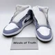 thumbnail image 3 of Ni-k-e Air Jordan 1 MID DQ8426-145 White/Indigo Haze Men's Shoes US3-18 New, 3 of 6