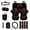 Brown Horse Dream Catcher, variant on Renewold Dachshund Dog Leopard Print Car Seat Cover Full Set 15 Pieces, with Steering Wheel Cover Seatbelt Shoulder Pad Coasters Garbage Bins Rear View Mirror Cover Keychain Air Vent Storage Pouch