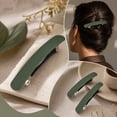 thumbnail image 6 of 2 PCS Small Rectangle Hair Barrettes For Women Non Slips Snap Clips For Thin Fine Hair, 6 of 9