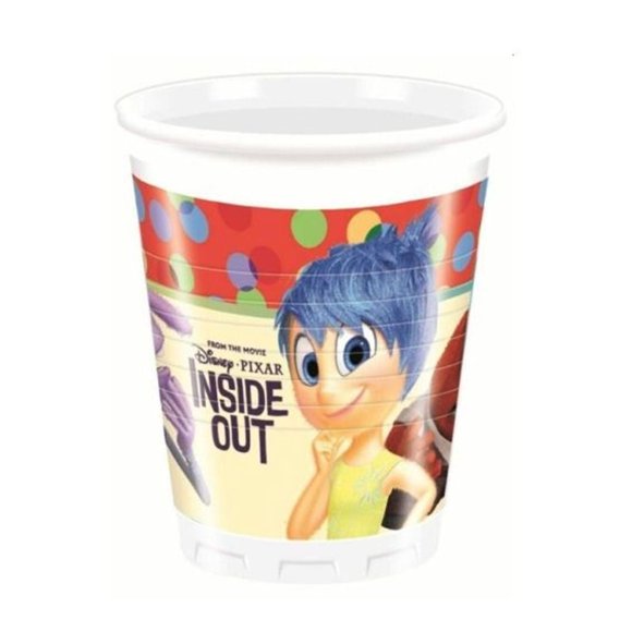 Inside Out Plastic Joy Party Cup (Pack of 8)