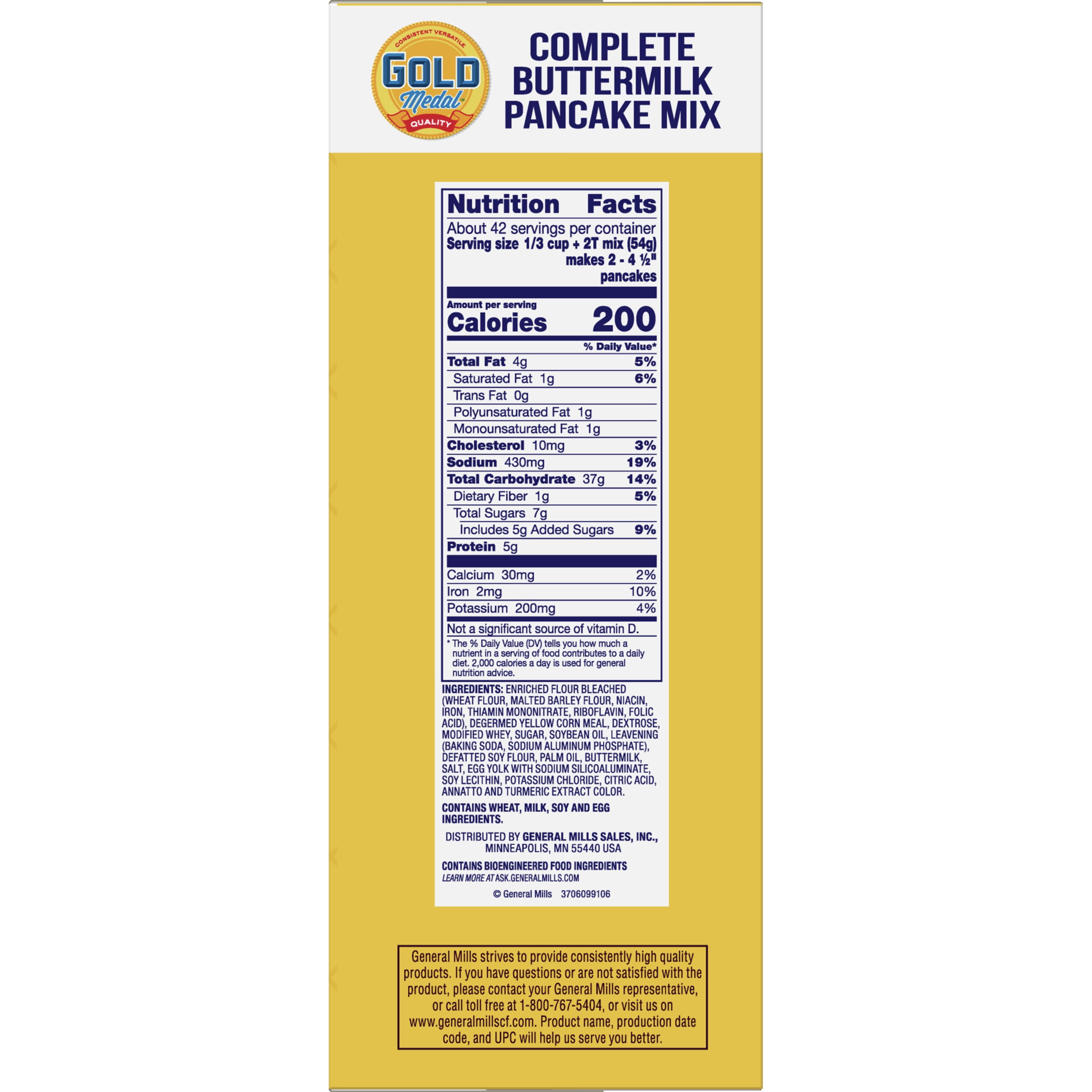 Gold Medal Complete Buttermilk Pancake Mix, 5 LB
