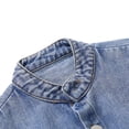 thumbnail image 4 of Coerni Boy's Button Up Denim Cargo Vest Pocket Sleeveless Jean Jacket Outerwear Kids Denim Jacket Vest Age 1-6 Years, 4 of 5