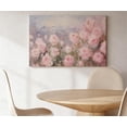 thumbnail image 3 of Blush Pink Roses Impressionist Canvas Wall Art, Soft Floral Botanical Decor, Dreamy Watercolor Rose Artwork For Bedroom, Bathroom, Living Room, Ready To Hang 16*24inch(40*60cm), 3 of 6