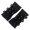 Fixed strap, variant on Aellinatey Retro Dark Arm Warmers Black Fingerless Cotton Sleeves with Strap Detail for Streetwear Stage Dance Outfit Wear