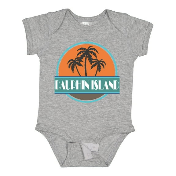 Inktastic Dauphin Island Alabama Vacation Boys or Girls Baby Bodysuit