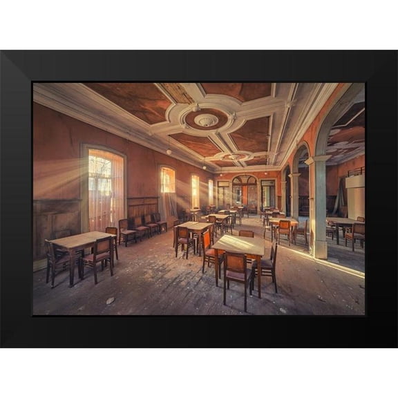 Haker, Matthias 14x11 Black Modern Framed Museum Art Print Titled - The Dining Room