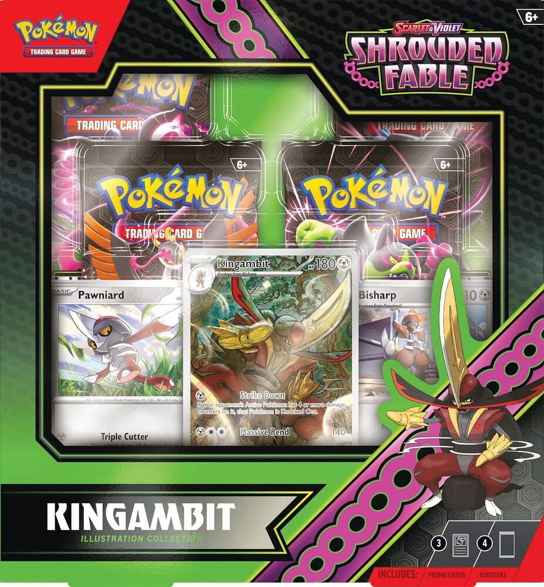 Pokemon TCG - Shrouded Fable Kingambit Illustration Collection Catalog