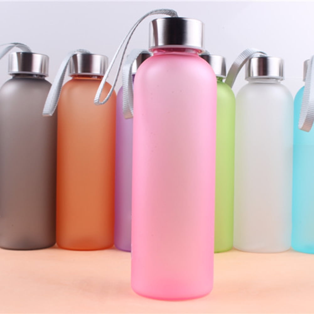 Cheers US 600ml Juice Bottles Wide Mouth Glass Bottles with Lids for Juicing, Smoothies