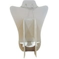 thumbnail image 3 of Value Series Necklace Display Stand with Easel 2, White Leatherette Curved, 3 of 3