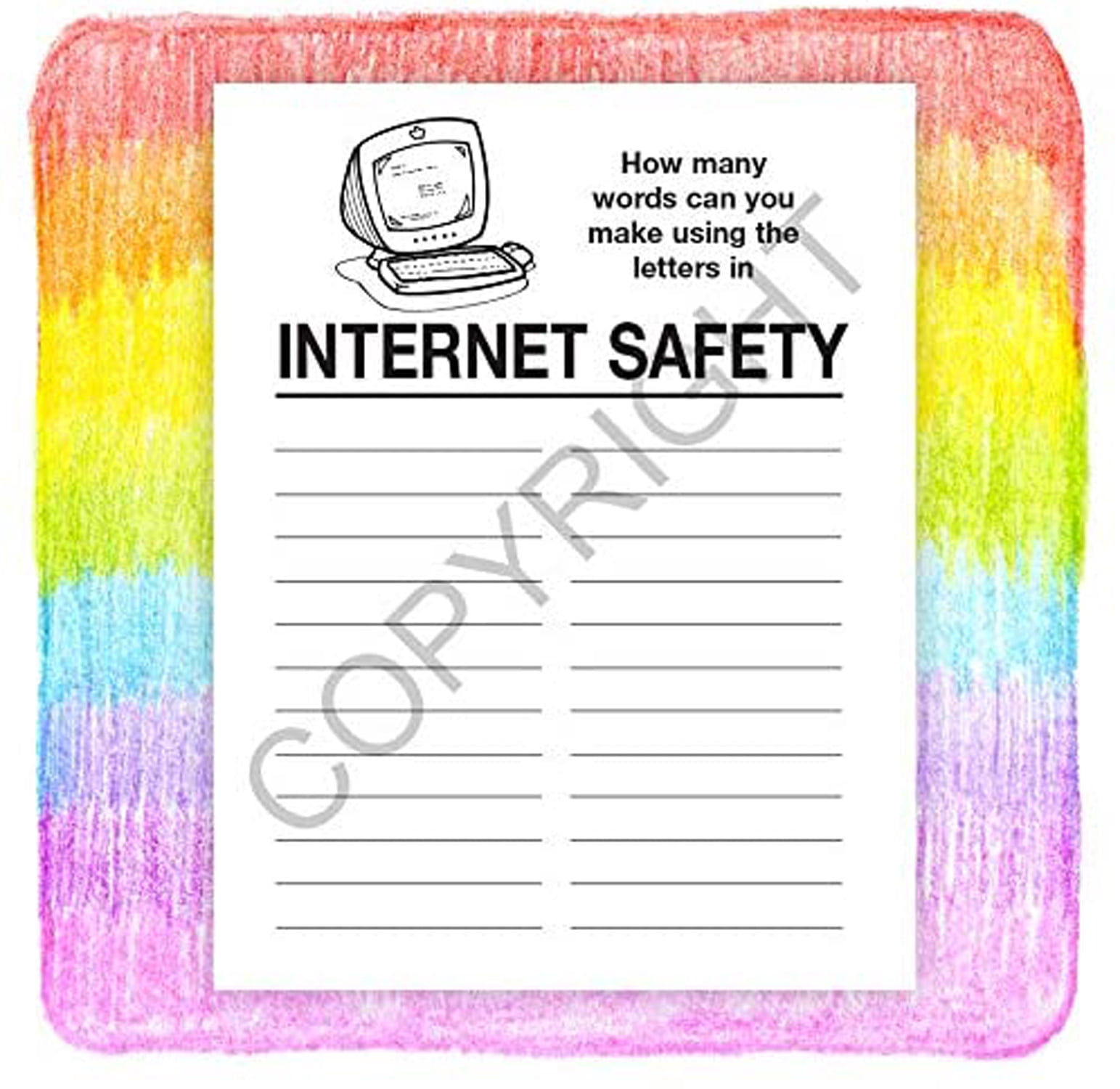 ZoCo: 25 Pack - Be Smart, Say No to Strangers Kid's Educational Coloring & Activity Books